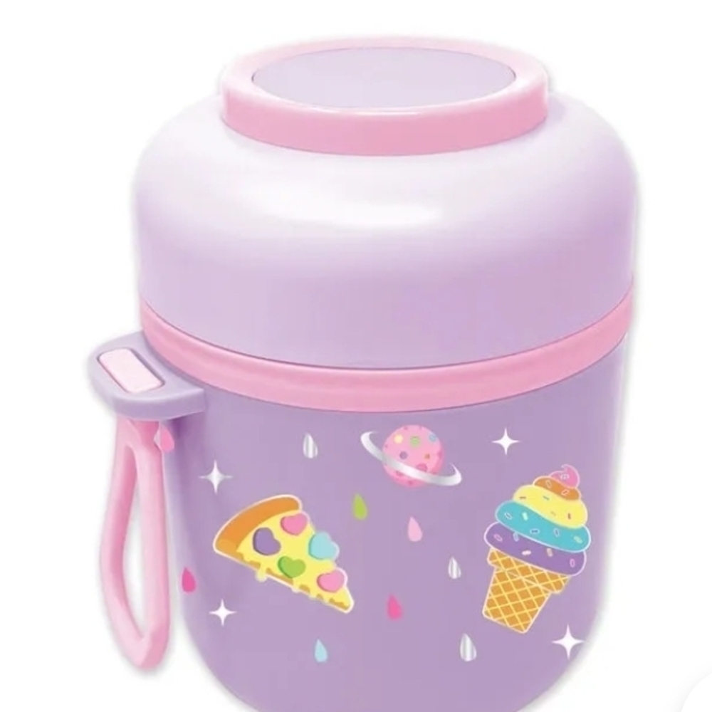 Hot Focus Stainless Steel Rainbow Food Jar